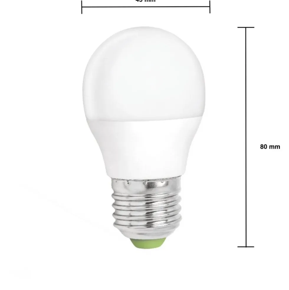 LED Lampe dimmbar - E27 Sockel - 6W entspricht 40W - Tageslicht 6000K