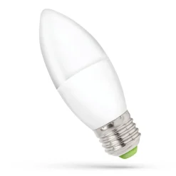 LED Lampe E27 - C37 - 6W entspricht 47W - 6000K Tageslichtweiß