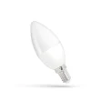 LED Lampe E14 - C38 - 8W entspricht 80W - 6000K Tageslichtweiß