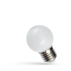 LED Lampe E27 - G45 - 1W entspricht 10W - 6000K Tageslichtweiß