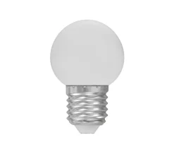 LED Lampe E27 - G45 - 1W entspricht 10W - 6000K Tageslichtweiß