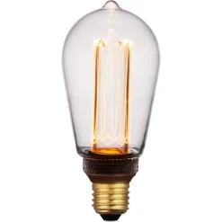 LED Lampe E27 - 5W - 6,4cm - 1800K - 3 Einstellungen mit Erinnerungsfunktion
