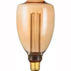 LED Lampe E27 - 5W - Gold - 9x17cm - 1800K - 3 Einstellungen