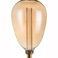 LED Lampe E27 - 5W - Gold - 17x30cm - 1800K - 3 Einstellungen