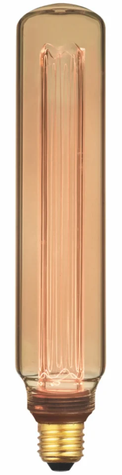 LED Lampe E27 - 5W - Gold - 6x30cm - 1800K - 3 Einstellungen mit Erinnerungsfunktion