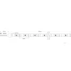 LED Leuchtband 5 Meter - 12V 4.8W 60 LED's pro Meter - 2700K Warmweiß -2 Jahre Garantie