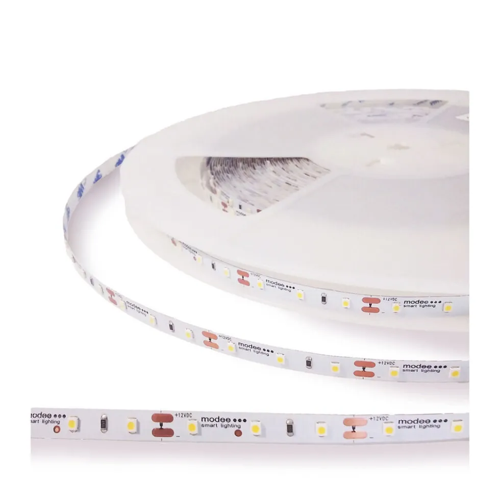 LED Leuchtband 5 Meter - 12V 4.8W 60 LED's pro Meter - 2700K Warmweiß -2 Jahre Garantie