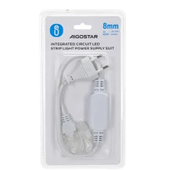 LED Leuchtband V2 - Anschlusskabel 230V EU Stecker- 8mm