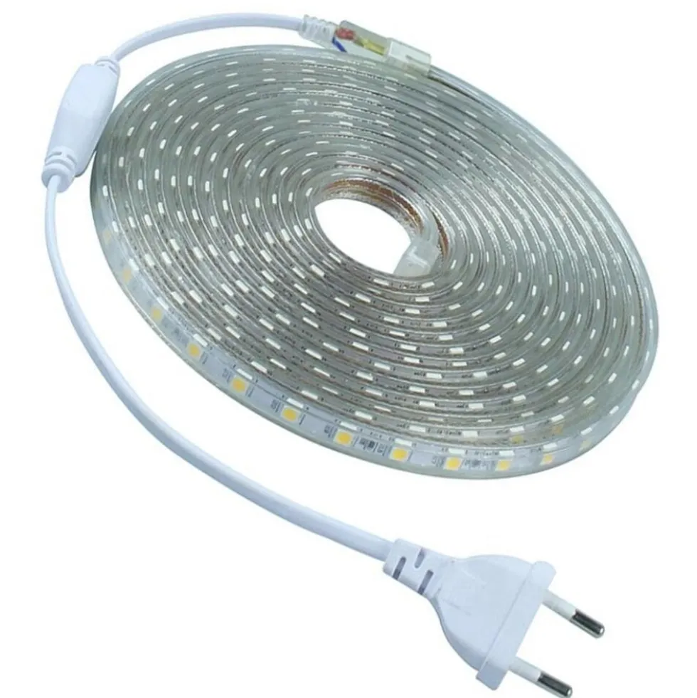 LED Leuchtband V1 flach - Länge optional - grünes Licht inkl. Anschlusskabel