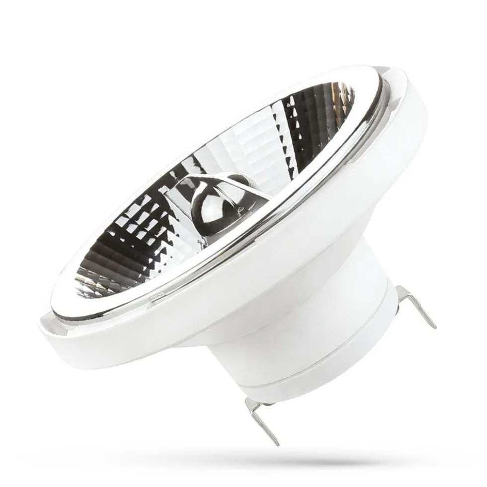 LED Leuchtmittel AR111 - G53 12V - Reflektor Weiß - 14W 950Lm - 3000K 830 Warmweiß | 45° - 5 Jahre Garantie