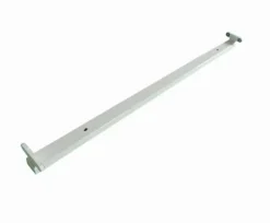 LED Leuchtstoffröhrenhalterung 150 cm – Einzel oder Doppel – für T8 G13 – IP20 – weiß