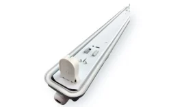 LED Leuchtstoffröhren Komplettset - 150cm Einzelfassung - IP65 Feuchtraum - Wannenleuchte - inkl. 25W LED Leuchtstoffröhre - 3000K Warmweiß