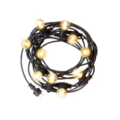 LED Lichterkette 50m (5x10m) - Inkl. 50x LED Lampe G45 - 1W - 3000K