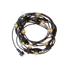 LED Lichterkette 50m (5x10m) - Inkl. 50x LED Lampe G45 - 1W - 3000K