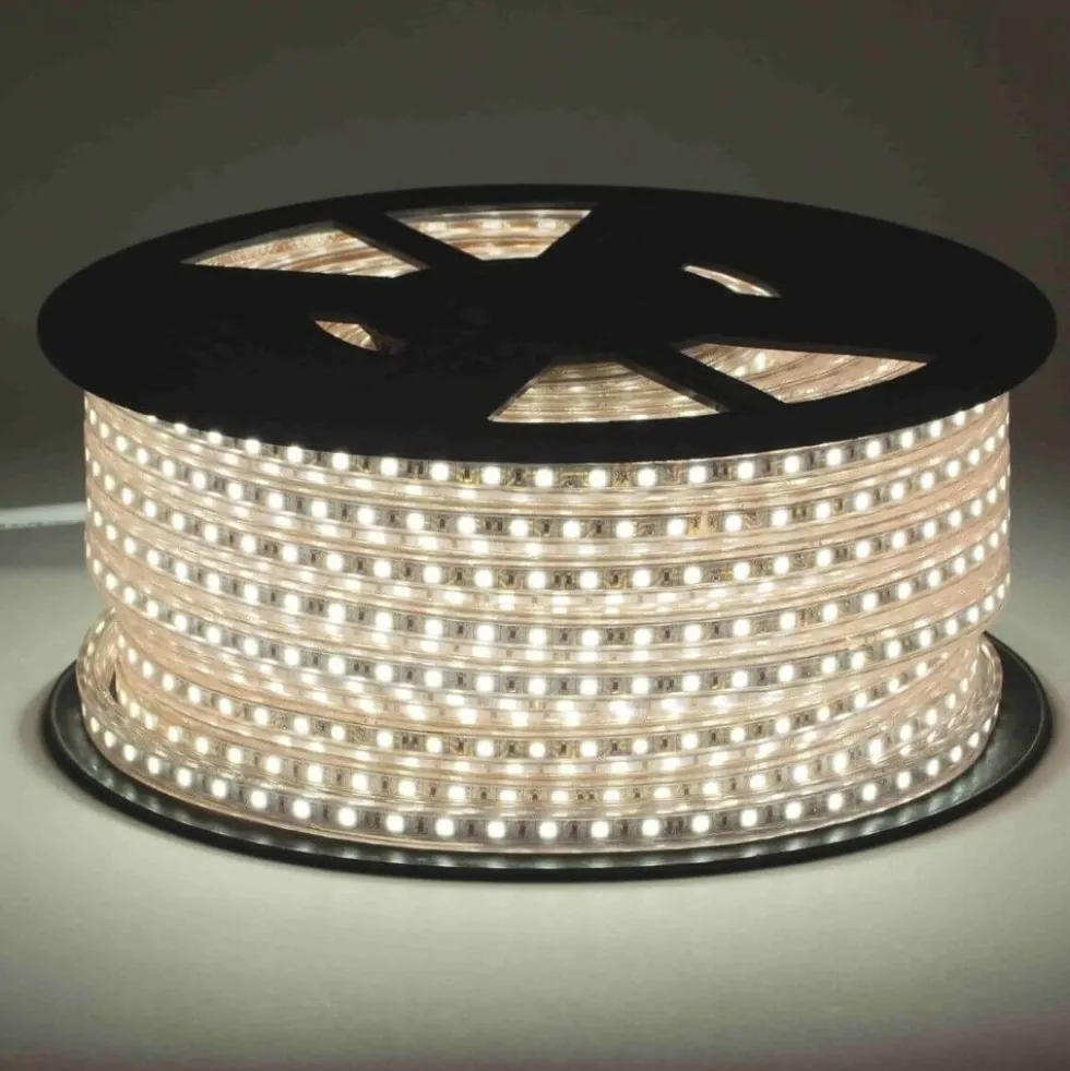 LED Lichtschlauch Pro V3 7MM – 200W 24.000Lm – 4000K 840 Neutralweißes | 50 Meter – Baustellenbeleuchtung – Plug & Play – 60 LEDs/m