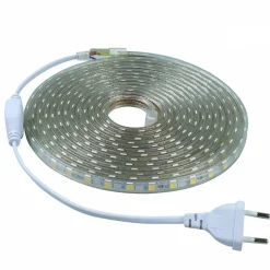 LED Lichtschlauch Pro V3 7MM – 200W 24.000Lm – 6000K 860 Tageslichtweiß | 50 Meter – Baustellenbeleuchtung – Plug & Play – 60 LEDs/m