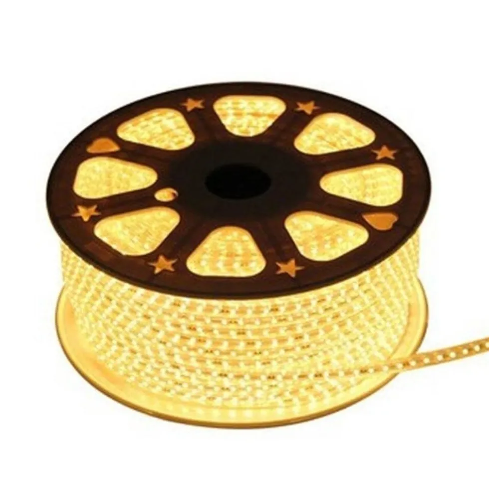 LED Lichtschlauch V2 11MM – 350W 25.000Lm – 3000K 830 Warmweiß | 50 Meter – Baustellenbeleuchtung – Plug & Play – 60 LEDs/m