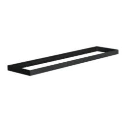 LED Panel Aufbau - 120x30cm Rahmensystem - Schwarzes Aluminium - 7cm hoch