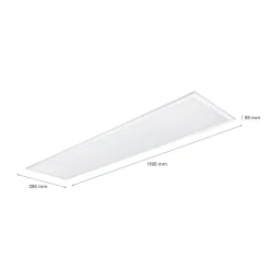 LED Panel 120x30cm - Backlit Plus G2 RC009B - 28W 3400Lm - 4000K 840 Neutralweiß | UGR23 Opal Weiß - 2 Jahr Garantie