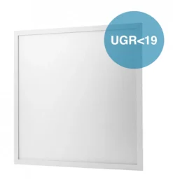 LED Panel 62x62cm - Backlit - 36W 3960Lm - 3000K 830 Warm weiß | UGR19 Prisma - 5 Jahr Garantie