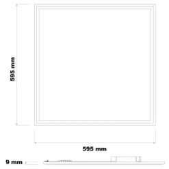 LED Panel 60x60cm - 4000K 840 - 36W 4320Lm - flimmerfrei - UGR<19 - 5 Jahre Garantie