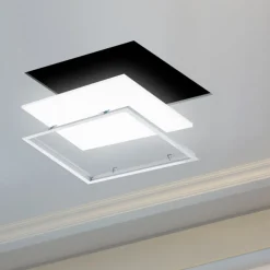 LED Panel - 30x30cm Rahmensystem - Weiß Aluminium