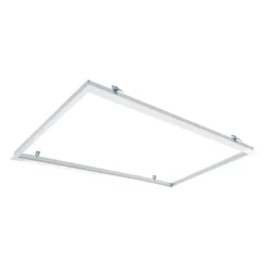 LED Panel - 120x30cm Rahmensystem - Weiß Aluminium
