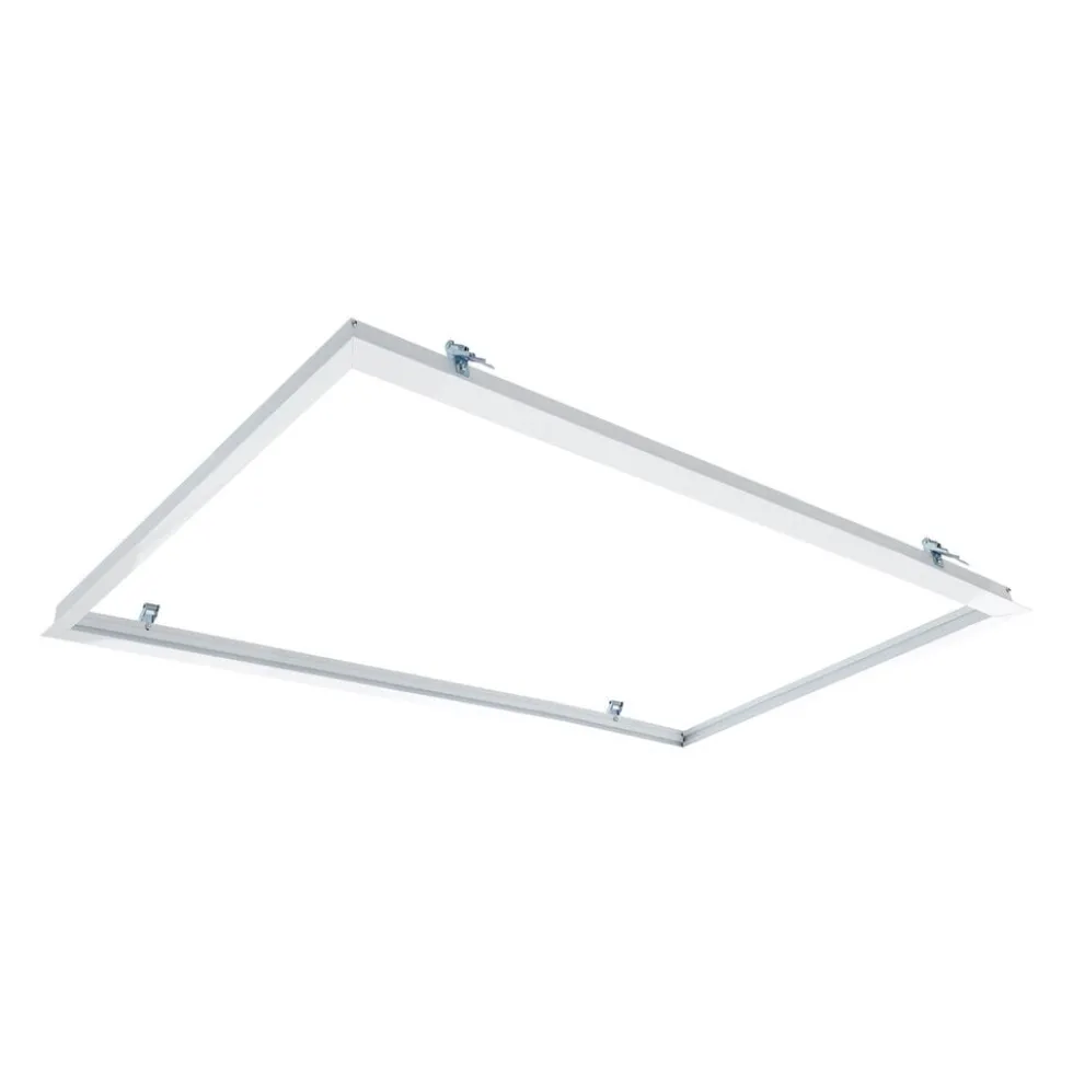 LED Panel - 120x30cm Rahmensystem - Weiß Aluminium