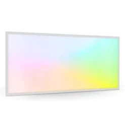 LED-Panel 120x60cm 24V - IP41 - Pro Slim Line - 48W 4800Lm - RGB-CCT | RF 2.4 GHz - UGR22 Opal - 3 Jahre Garantie