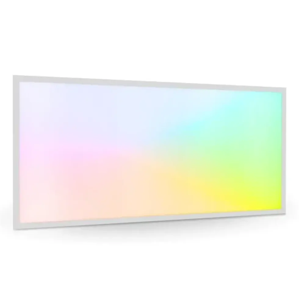 LED-Panel 120x60cm 24V - IP41 - Pro Slim Line - 48W 4800Lm - RGB-CCT | RF 2.4 GHz - UGR22 Opal - 3 Jahre Garantie