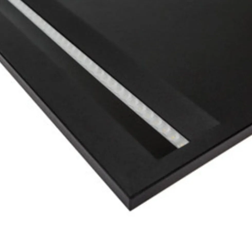 LED Panel 60x60 Louvre Schwarz - 40W - 4630lm UGR16 - Philips Treiber