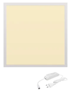 LED Panel 60x60 40W 3000K 4000Lm inkl. Trafo 1.5m Netzkabel. 5 Jahre Garantie - flimmerfrei