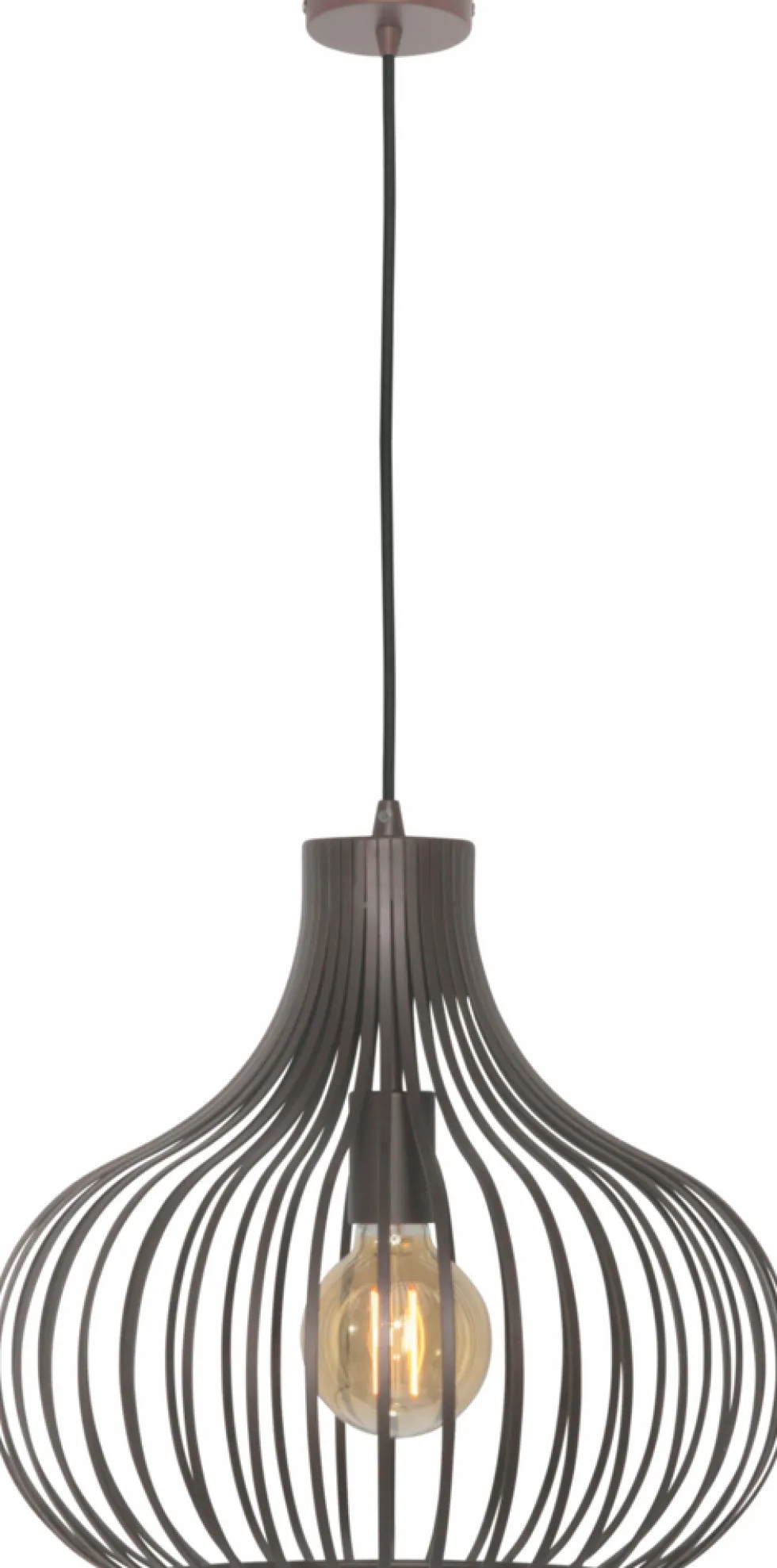 LED Pendelleuchte Aglio 38cm Braun / Bronze