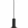 LED Pendelleuchte Chandra 30cm Schwarz / Rauchglas