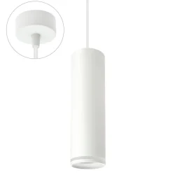 LED Pendelleuchte MADARA RING - 1x GU10 Fassung - Weiß matt