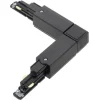 LED 3-Phasen Schienenverbinder Schwarz Zubehör | Eck 90-Grad Verbindung L Verbinder - 3-Phasen Universal 230V