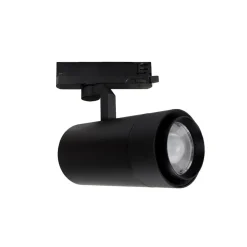 LED 3-Phasen Stromschienenstrahler Pava 19-42W 1800-3200lm schwarz 20-45° Warmweiß 3000K