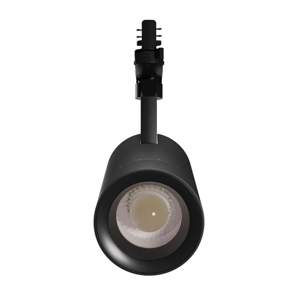 LED 3-Phasen Stromschienenstrahler Pava 19-42W 1800-3200lm schwarz 20-45° Warmweiß 3000K