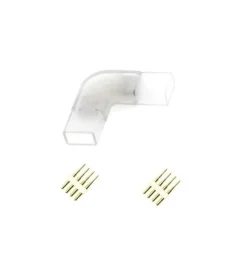 LED RGB Leuchtband 4 Pin Verbinder Eckverbindung L-Verbinder