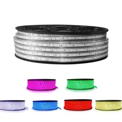 LED RGB Leuchtband V1 – 1 m – Direktbetrieb 230 V – 1-knöpfige Bedienung