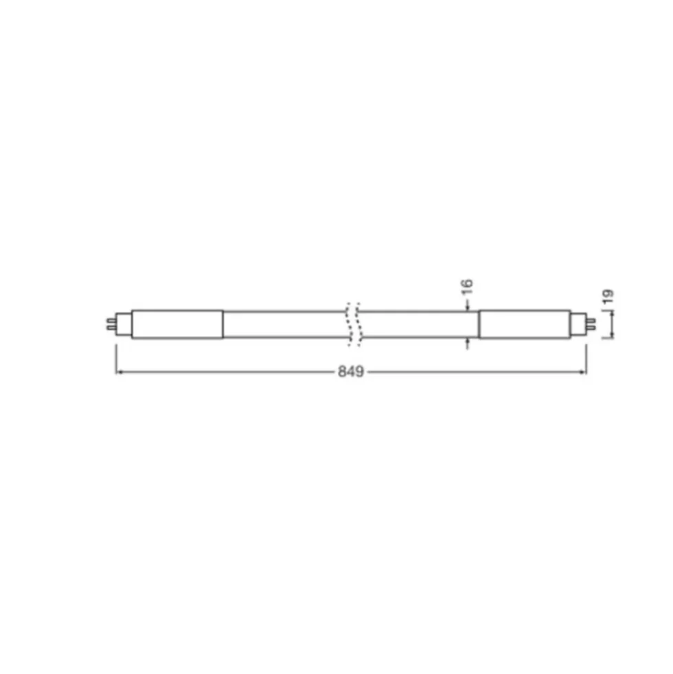 LED-Röhre T5 Performance (HF) Hohe Effizienz 10 W 1500 lm – 840 Kaltweiß | 85 cm – Ersetzt 21 W