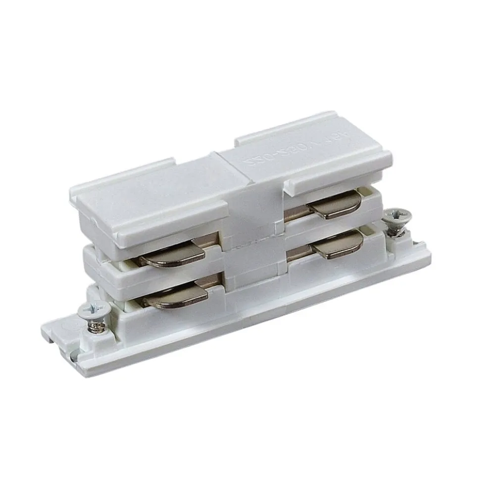 LED Schienenstrahler Verbinder weiß - universal 3-Phase