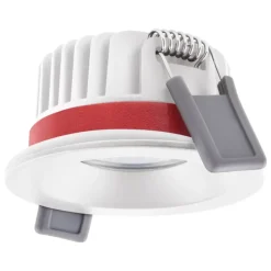 LED-Spot Fire Rated Aluminium Weiß 8W 680lm 36D - 930 Warmweiß | Ausschnitt 68mm - IP65 - Höchste Farbwiedergabe - Dimmbar