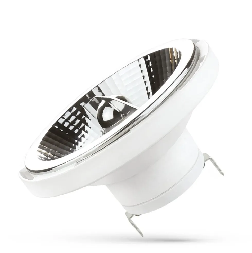 LED Spot - G53 AR111 - 12V - 12W entspricht 80W - 4000K - 20° Abstrahlwinkel - Weiß
