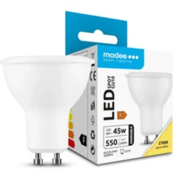 LED Spot GU10 - dimmbar - 6W entspricht 50W - 2700K Warmweiß