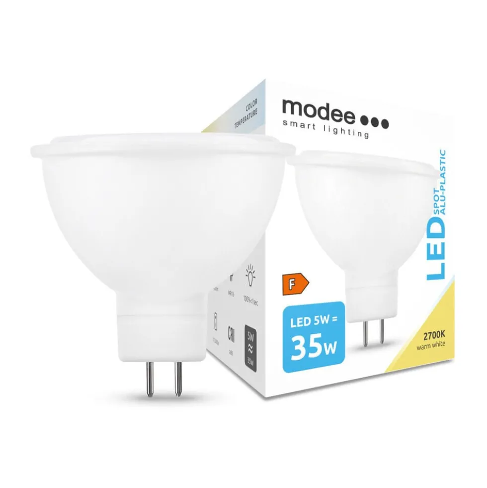 LED Spot GU5.3 - 5W entspricht 35W - 2700K Warmweiß