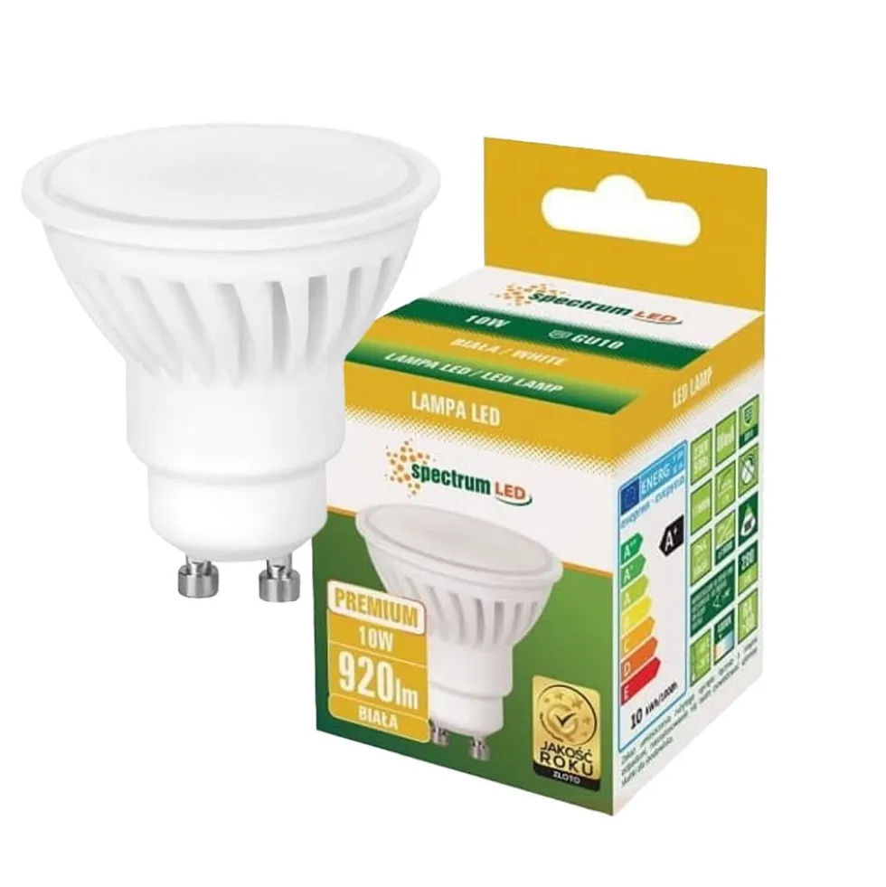LED Spot GU10 - 10W - 4000K Neutralweiß