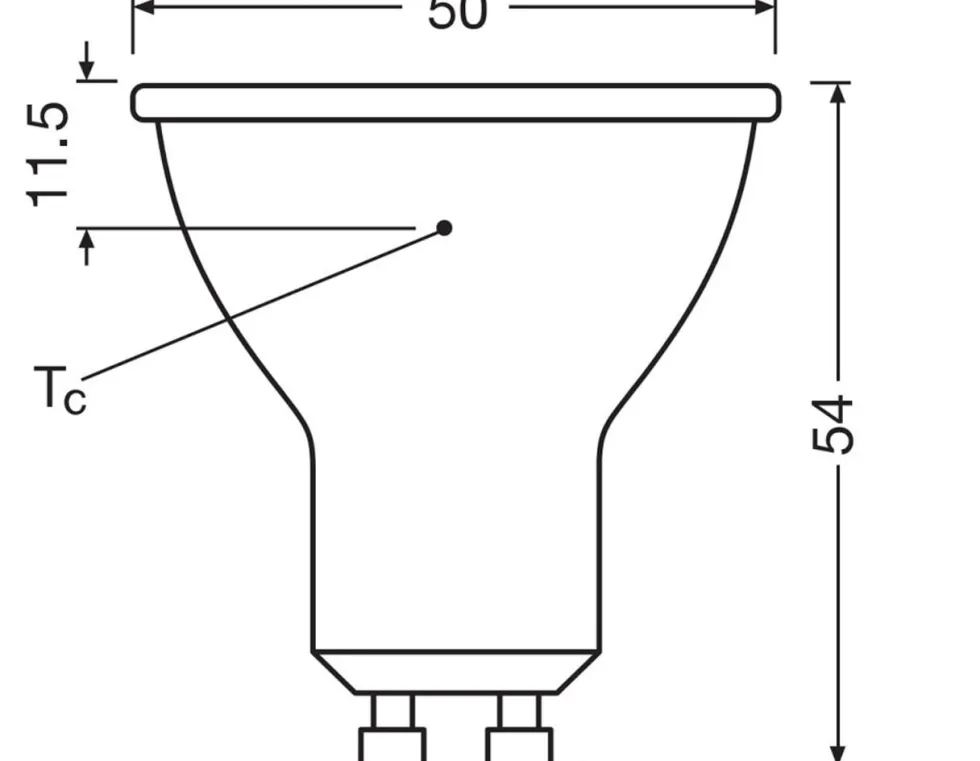 LED-Sternreflektor Spot GU10 - PAR16 5.6W 827 Warmweiß | Ersatz 49W