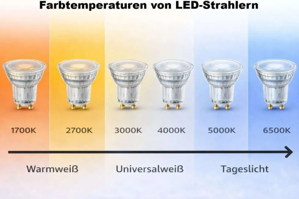 LED-Sternreflektor Spot GU10 - PAR16 5.6W 827 Warmweiß | Ersatz 49W
