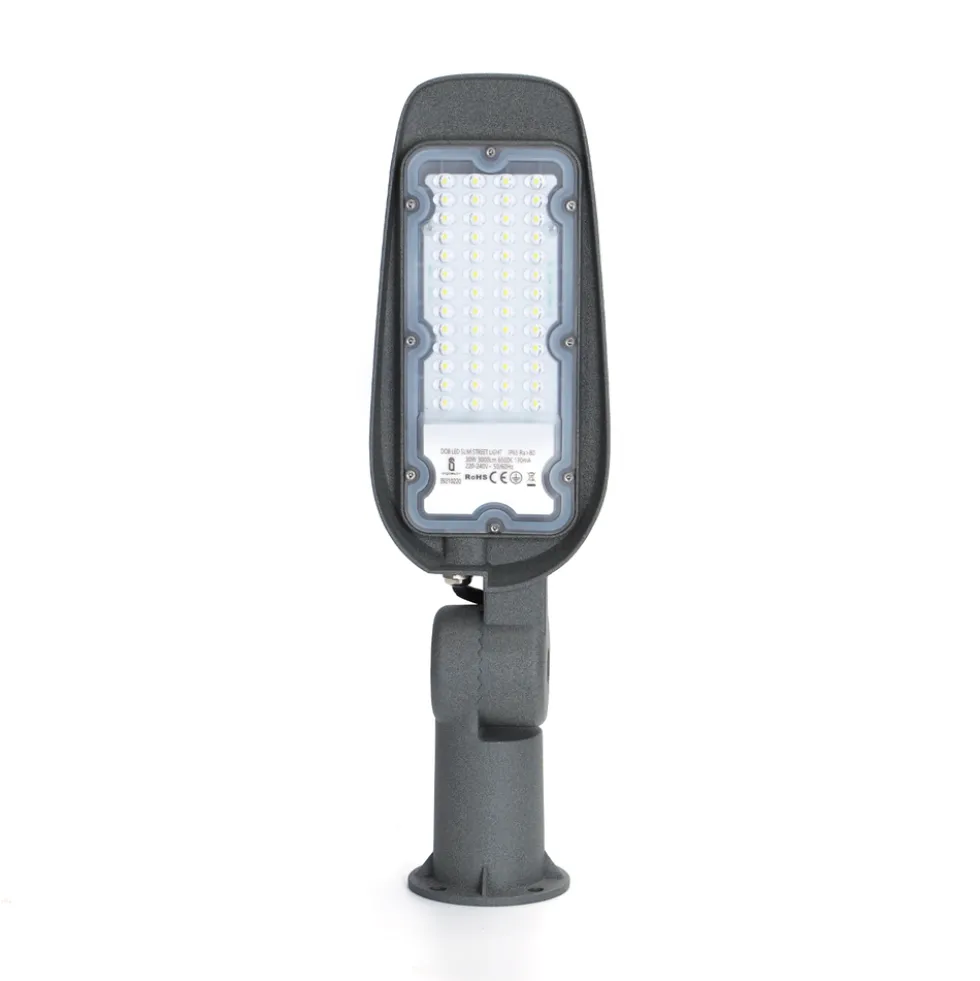 LED Straßenlaterne IP65 - 30W 2550 Lumen - 6500K Tageslichtweiß